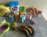 A picture of step 1 of Banana bread cake #mums recipe.