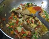 A picture of step 3 of Bengali Masala Khichdi.