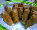 A picture of step 10 of Vegetarian Corn Spring Rolls.