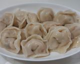 A picture of step 8 of Kimchi Mandu (Korean Kimchi Dumplings) 김치만두.