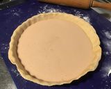 Une image de l'étape 8 de Tourte chauve-souris aux pêches de vigne (pâte brisée épeautre pêche).