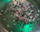 A picture of step 2 of Masala papad.