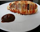A picture of step 5 of My Bacon Wrapped Stuffed Chicken Breast with Haggis 😍.