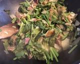 Une image de l'étape 8 de Brede chouchou à l ail,oignons et pancetta.