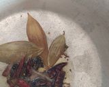 A picture of step 2 of White Pulao.