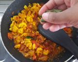 A picture of step 12 of Prawns Coconut Recipe Prawns Thengakoth Coconut slices ularth.