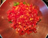 A picture of step 3 of Sardines in Tomato Sauce with Pico de Gallo Salsa.