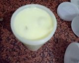 A picture of step 3 of Kesar -badam kulfi.