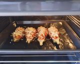 Foto del paso 4 de la receta: Berenjenas rellenas vegetarianas exprés con soja texturizada