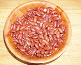 A picture of step 1 of Red kidney beans soup with vegetables and Italian sausages.