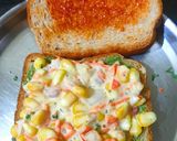 A picture of step 3 of Corn Cheese Sandwich.