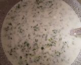 A picture of step 4 of Bathua Raita.