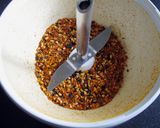 A picture of step 2 of Shichimi (Chilli Spice Mix).