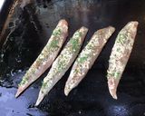Une image de l'étape 5 de Filets de maquereau à la moutarde truffée et persil.
