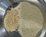 A picture of step 3 of Sesame Peanut Jaggery Barfi - A Healthy, Nutritious, Delicious Dessert.
