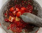 Foto langkah ke 2 dari resep Sambel Terasi Mentah.