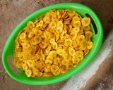A picture of step 5 of Crunchy plantain chips.
