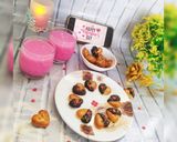 A picture of step 1 of Little heart chocolate biscuits.