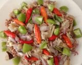 Foto langkah ke 2 dari resep Tim daging Sapi ikan asin dengan rempah.
