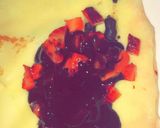A picture of step 4 of Crepes whit Chocolate and strawberry.