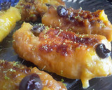 Foto del paso 7 de la receta: Plátanos maduros en leche y pasas de uva...🤔🍌🍇🍯🍶🥛🍯🍌