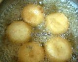 A picture of step 11 of Chocolate filled rasgulla in chilled custard.