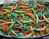 Foto langkah ke 7 dari resep Roti Gabus/ Cendol Keju Rainbow #BikinRamadanBerkesan.