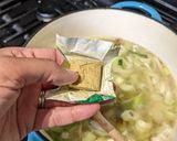 A picture of step 3 of Creamy leek and potato soup.