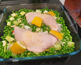 Foto del paso 2 de la receta: Pollo al horno con guisantes congelados, fácil y sorprendente 😀