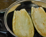 Foto del paso 1 de la receta: Berenjena rellena de lubina