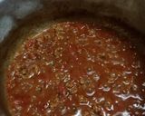 A picture of step 3 of Mince meat with pasta#themechallenge.