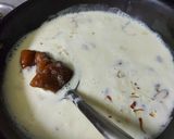 A picture of step 1 of Pasta Kheer with Nolen Gur.