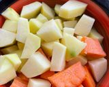 A picture of step 3 of Potato soup.