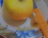 A picture of step 1 of Apple Juice😍.