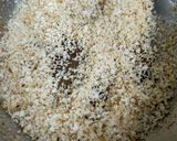 A picture of step 2 of Coconut Laddu.