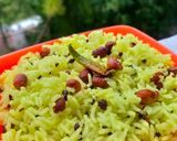 A picture of step 2 of Lemon Rice.