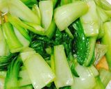 Hình bước làm 4 của món Cải thìa xào ngon
