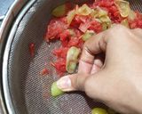A picture of step 2 of Watermelon Shikanji.
