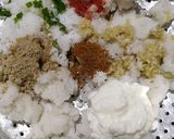 A picture of step 3 of Poha dhokla.