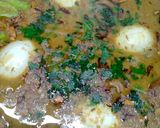A picture of step 13 of Sabut mung ki dal with boil eggs.