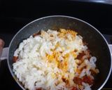 A picture of step 3 of Cheesey pasta fusilli.