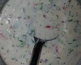 A picture of step 2 of Suji uttpam.