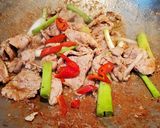 蔥爆沙茶豬肉的食譜步驟4照片