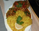 صورة لخطوة 7 من وصفة ارز بشعيرية ودجاج🧄🧅🌶