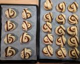 A picture of step 9 of Kanelbullar — Swedish cinnamon buns.
