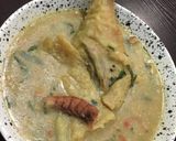 A picture of step 2 of White soup aka nsala.