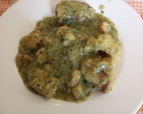 Foto del paso 14 de la receta: Rape o rosada en salsa verde con gambas