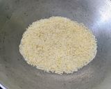 A picture of step 2 of Sweet Pongal.
