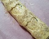 Foto del paso 5 de la receta: Brazo gitano de hojaldre relleno de espinacas y ricotta