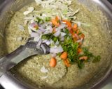 A picture of step 5 of Green Moong Vegetable Cheela.